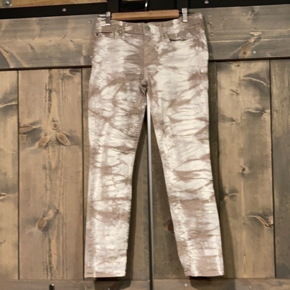 Gap 1969 always skinny new sand tie dye jeans 27 - Picture 7 of 11